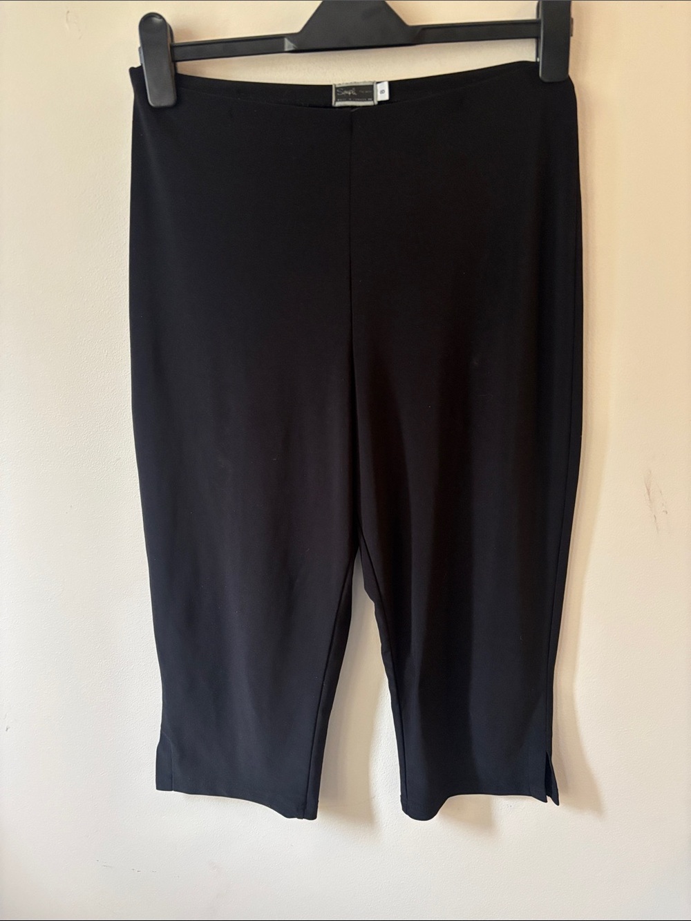 Sympli Black Cropped Ponte Pants